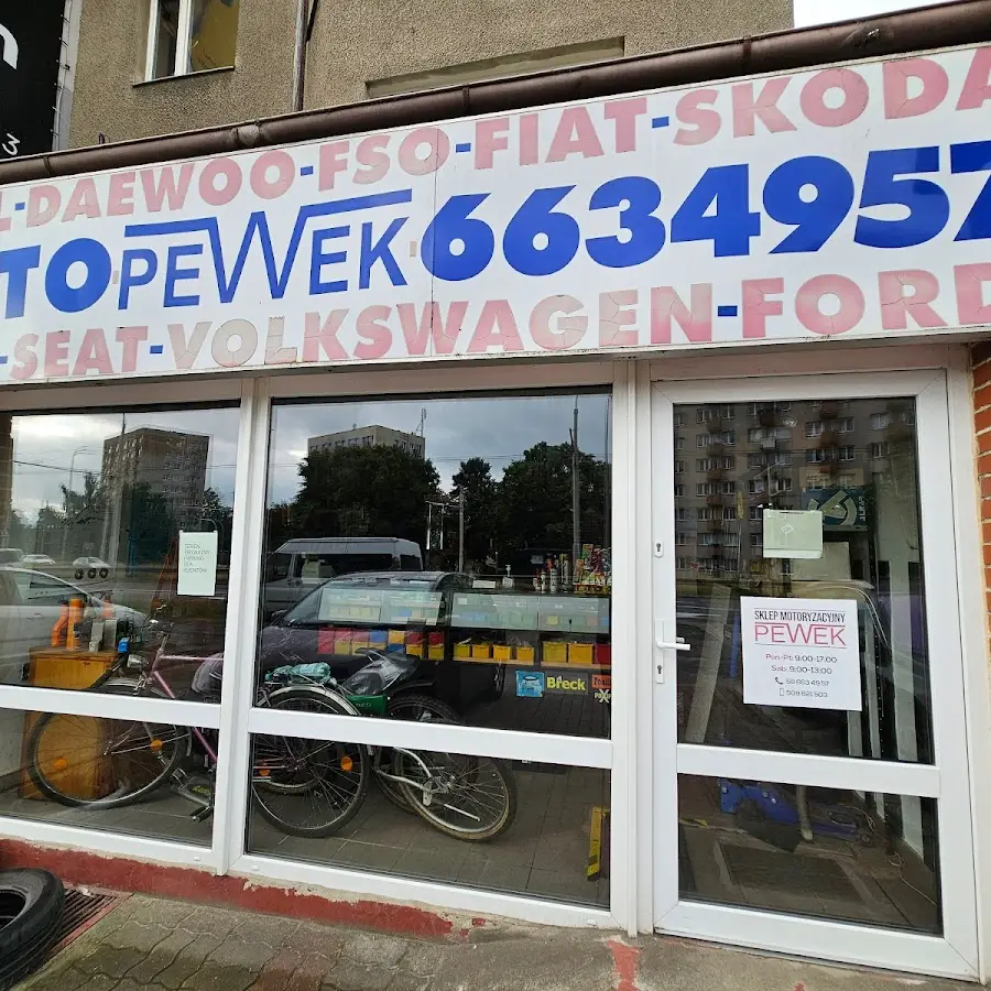 PEWEK Sklep motoryzacyjny. Kmieć E.