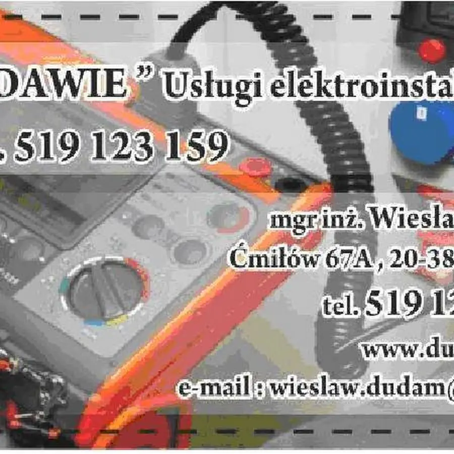 Usługi elektroinstalacyjne - Wiesław Duda