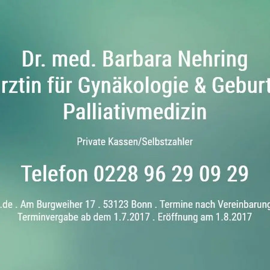 Dr. med. Barbara Nehring, Dr. med. Ruth Breuer, Frauenärzte Bonn Duisdorf