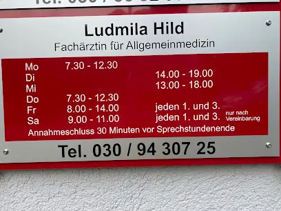 Ludmila Hild Fachärztin für Allgemeinmedizin