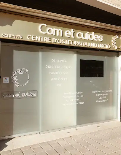 Com et cuides Centre d´Osteopatía i Nutrició