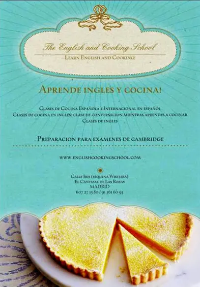 Escuela de Cocina English Cooking School