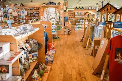 The RSPB shop at Darts Farm