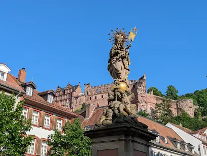 Muttergottesbrunnen (Kornmarkt-Madonna), Heidelberg - Peter van den Branden (1718)