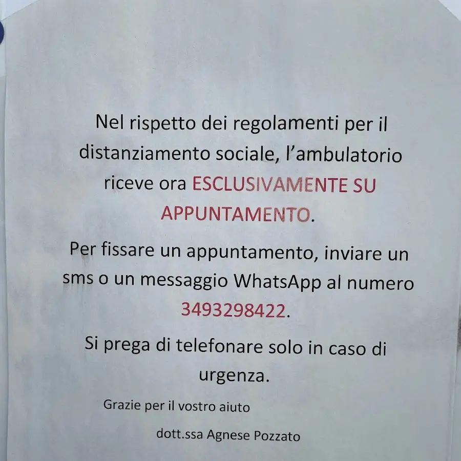 Ambulatorio Veterinario Pozzato Dr. Agnese